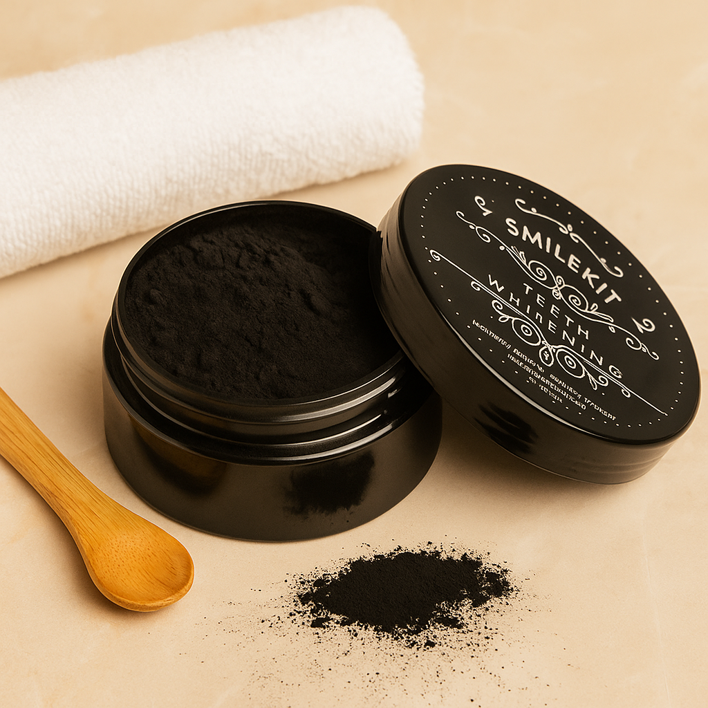 Poudre Blanchissante au Charbon Naturel – 100% Safe