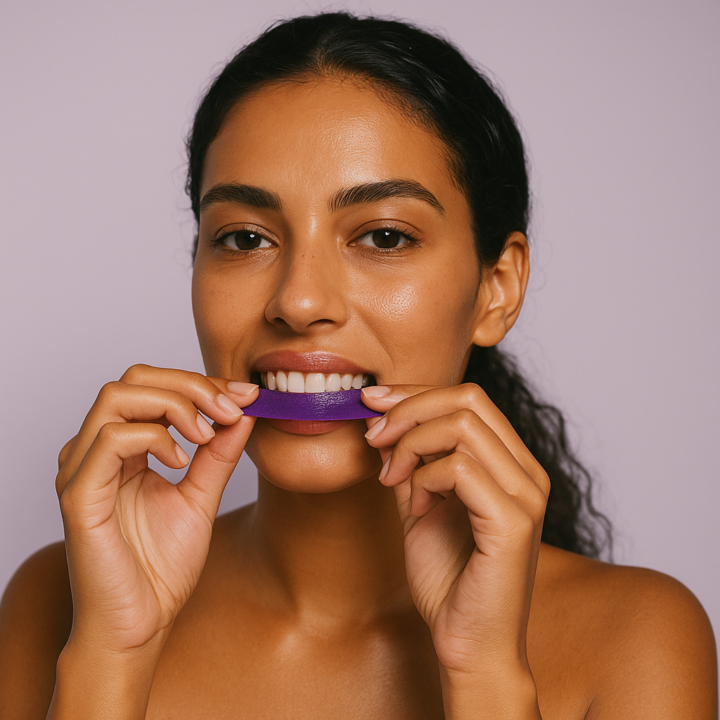 Bandes Blanchissantes V34 Anti-Teinte Jaune – Technologie Violet