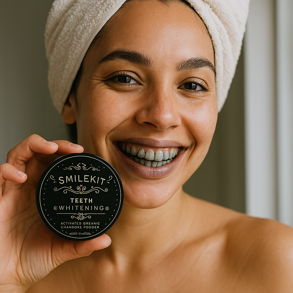 Poudre Blanchissante au Charbon Naturel – 100% Safe